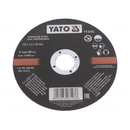 Disc de Tăiere 125mm 22mm 1,2mm | Electronic-mag.ro | Componente Electronice