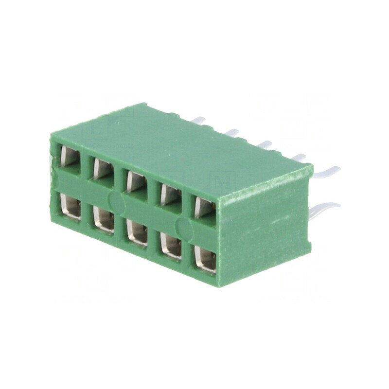 Soclu şiruri pini HV-100 mamă 10 pini 2,54mm THT 2x5 | Electronic-mag.ro | Componente Electronice
