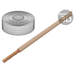 Cablu Electric LifY 1x0.5mm2 PVC Bej 300V/500V | Electronic-mag.ro | Componente Electronice