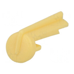 Indicator Plastic Galben Fixare Apăsare Săgeată A10 | Electronic-mag.ro | Componente Electronice