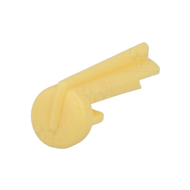 Indicator Plastic Galben Fixare Apăsare Săgeată A10 | Electronic-mag.ro | Componente Electronice