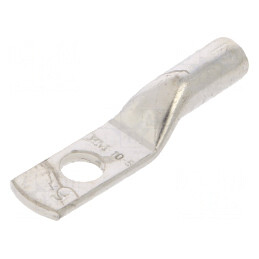 Vârf Inelar Tubular M5 Crimpat 10mm2 Neizolat | Electronic-mag.ro | Componente Electronice