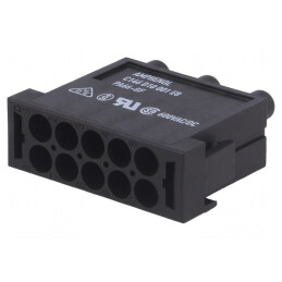 Conector HDC Modular Tată 10PIN 400V Heavy Mate | Electronic-mag.ro | Componente Electronice