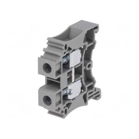 Terminal de Îmbinare pentru Șine 0,5-10mm², 2 Borne, Gri, Lățime 10mm | Electronic-mag.ro | Componente Electronice