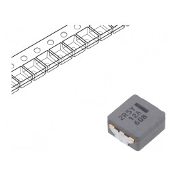 Inductor SMD 2.5uH 27.2A 5.3mΩ ±20% 10.7x10x5.4mm | Electronic-mag.ro | Componente Electronice