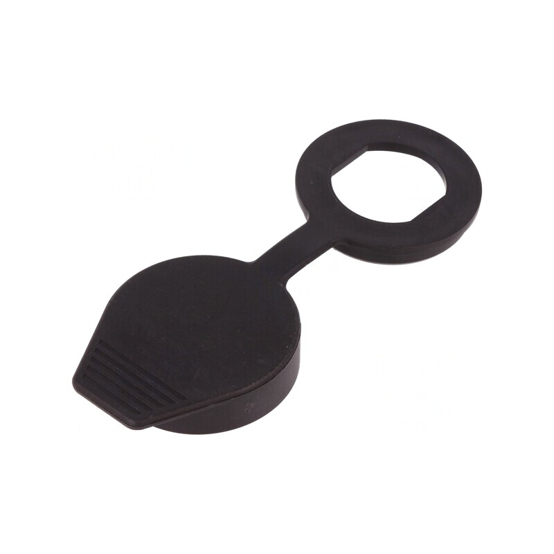 Capac antipraf TPE negru M22 | Electronic-mag.ro | Componente Electronice