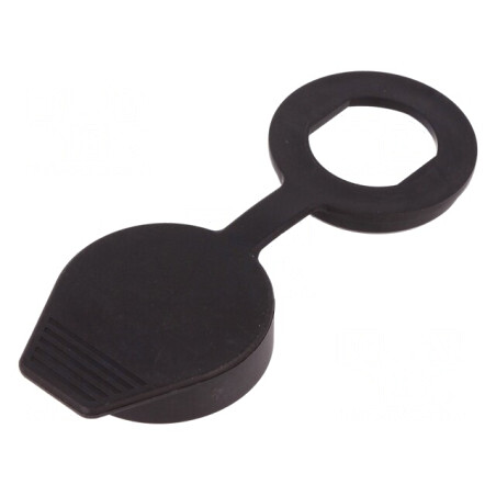 Capac antipraf TPE negru M22 | Electronic-mag.ro | Componente Electronice