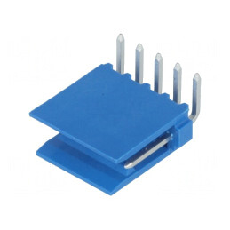 Soclu cablu-placă tată HE14 2,54mm 5 pini THT 3A cositorit | Electronic-mag.ro | Componente Electronice