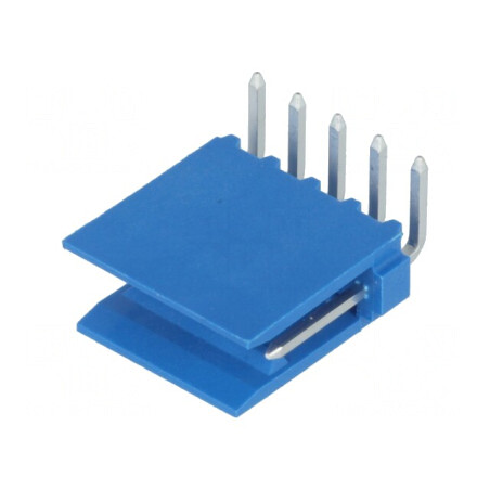 Soclu cablu-placă tată HE14 2,54mm 5 pini THT 3A cositorit | Electronic-mag.ro | Componente Electronice