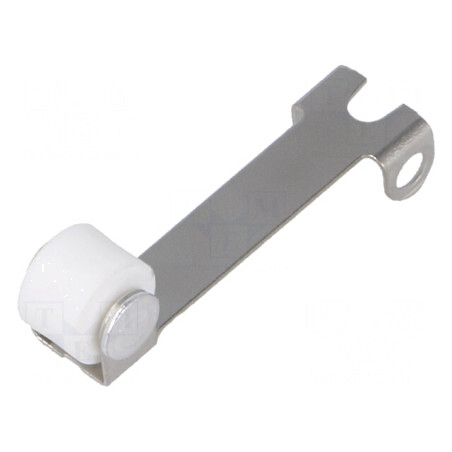 Manetă cu rolă 19mm argintie DC | Electronic-mag.ro | Componente Electronice