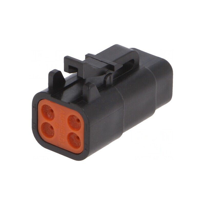 Conector Cablu-Cablu ATM 4 PIN Negru Mamă | Electronic-mag.ro | Componente Electronice