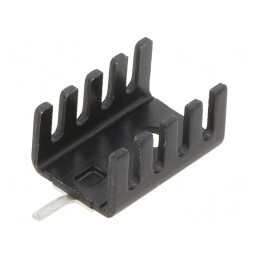 Radiator Negru TO220 19.1x13.2x9.5mm | Electronic-mag.ro | Componente Electronice