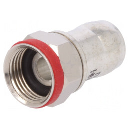 Mufă F tată pentru cablu RG59 crimpare 75Ω | Electronic-mag.ro | Componente Electronice