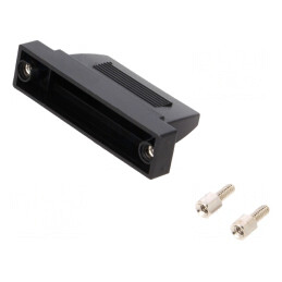 Carcasă pentru conectori D-Sub drept cu fixare prin rotire | Electronic-mag.ro | Componente Electronice