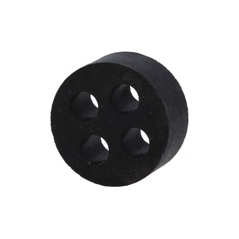 Insert Ppresetupă 5mm M25 IP54 Cauciuc NBR 4 Orificii | Electronic-mag.ro | Componente Electronice