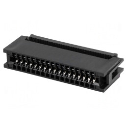 Conector IDC 34-PIN pentru Cablu-Bandă 1.27mm Gold Flash | Electronic-mag.ro | Componente Electronice