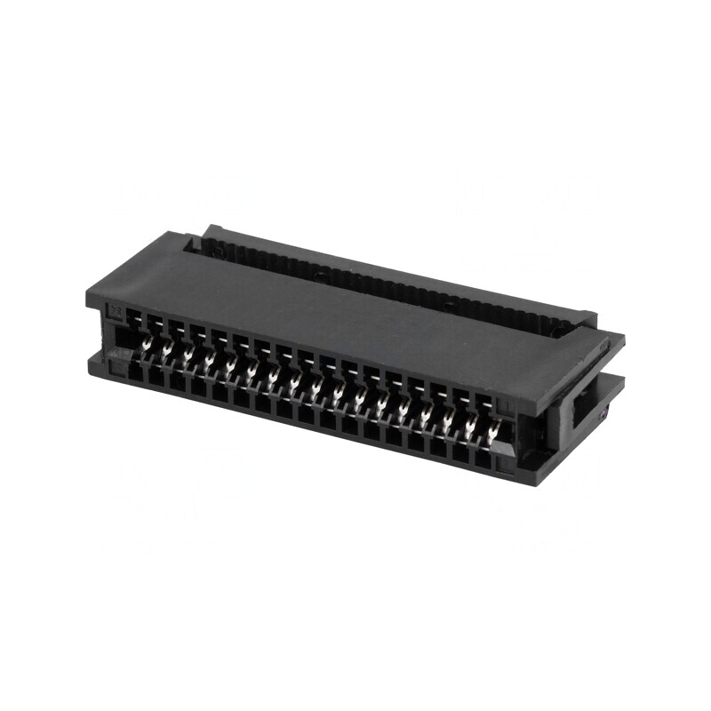 Conector IDC 34-PIN pentru Cablu-Bandă 1.27mm Gold Flash | Electronic-mag.ro | Componente Electronice