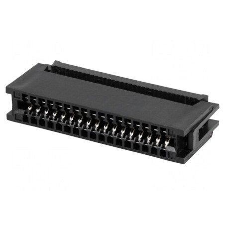Conector IDC 34-PIN pentru Cablu-Bandă 1.27mm Gold Flash | Electronic-mag.ro | Componente Electronice