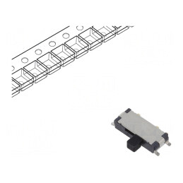 Comutator Glisant 2 Pozitii SPDT ON-ON SMT 24V | Electronic-mag.ro | Componente Electronice