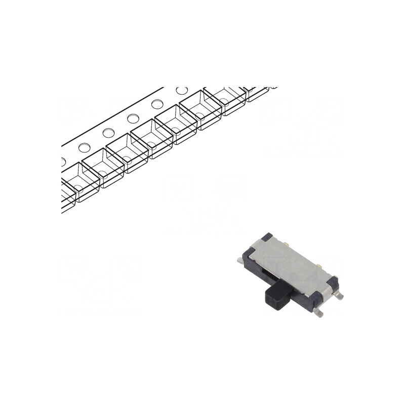 Comutator Glisant 2 Pozitii SPDT ON-ON SMT 24V | Electronic-mag.ro | Componente Electronice Comutator Glisant 2 Pozitii SPDT ON-ON SMT 24V | Electronic-mag.ro | Componente Electronice