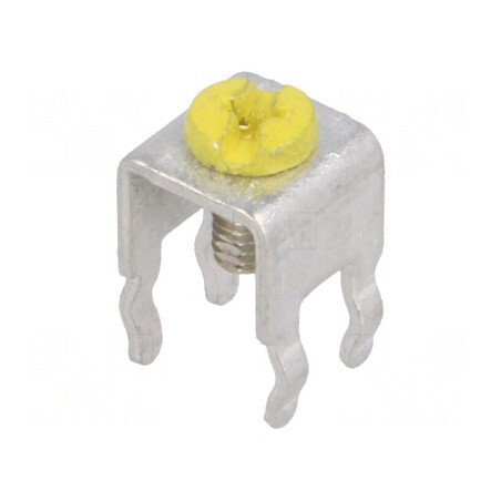 Terminal cu Șurub THT Galben | Electronic-mag.ro | Componente Electronice