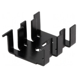 Radiator Negru SOT32 TO220 33x25.4x13mm | Electronic-mag.ro | Componente Electronice