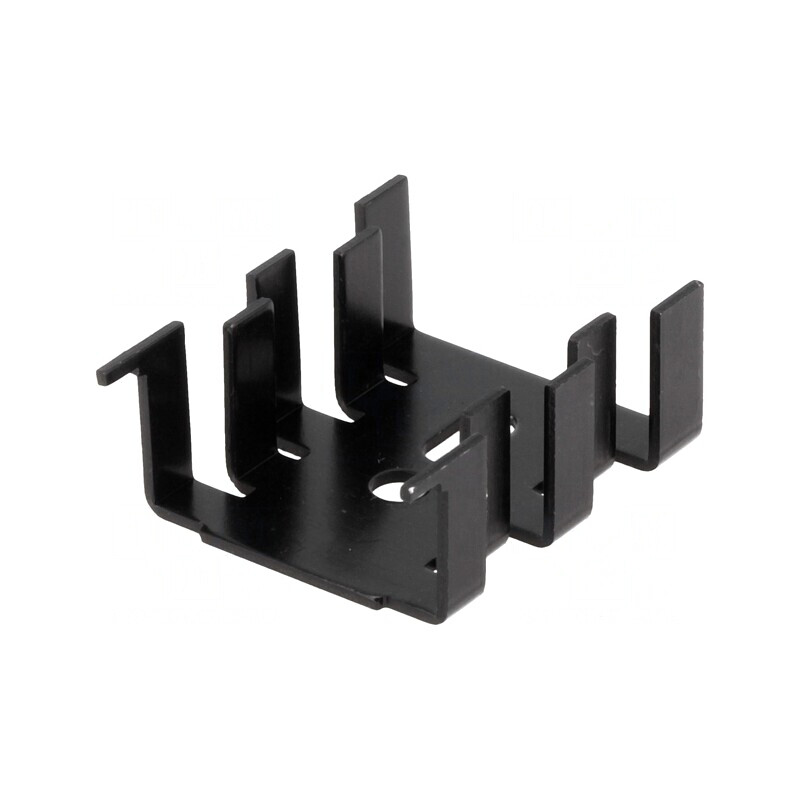 Radiator Negru SOT32 TO220 33x25.4x13mm | Electronic-mag.ro | Componente Electronice