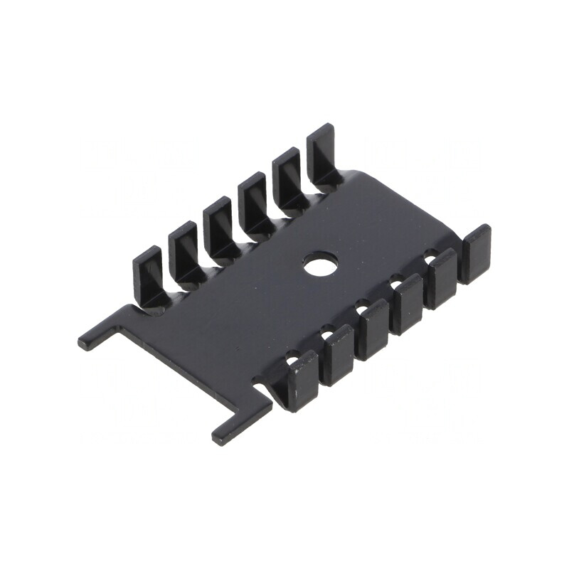 Radiator Extrudat Negru 24.5x24x7mm 21K/W | Electronic-mag.ro | Componente Electronice