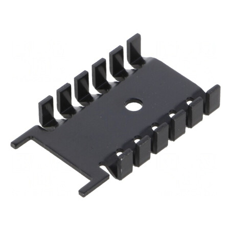 Radiator Extrudat Negru 24.5x24x7mm 21K/W | Electronic-mag.ro | Componente Electronice
