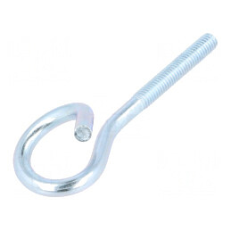 Cârlig inelar 80mm oțel zincat | Electronic-mag.ro | Componente Electronice