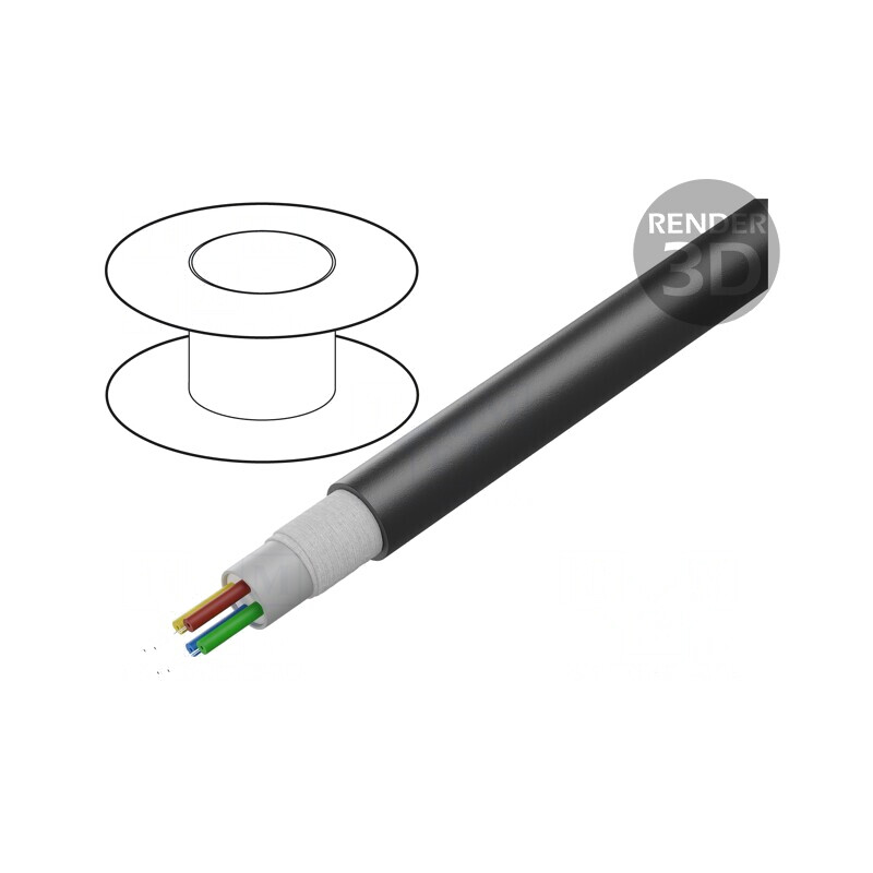 Cablu fibră optică SMF G652D 5,9mm | Electronic-mag.ro | Componente Electronice