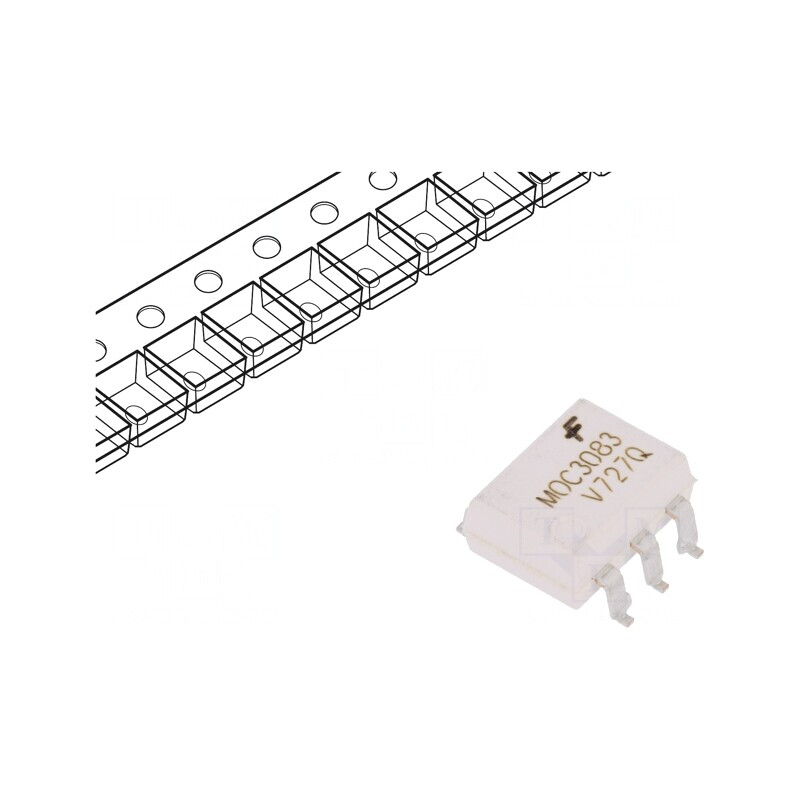Optotriac MOC3083M 4,17kV Gull Wing Triac | Electronic-mag.ro | Componente Electronice