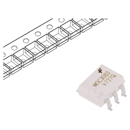 Optotriac MOC3083M 4,17kV Gull Wing Triac | Electronic-mag.ro | Componente Electronice