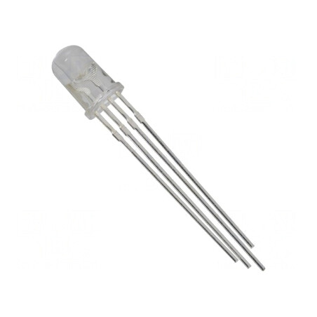 LED RGB 5mm 30° Convex 1.8-2.2V 4 Pini | Electronic-mag.ro | Componente Electronice
