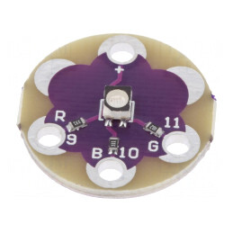 Modul LED LilyPad RGB | Electronic-mag.ro | Componente Electronice