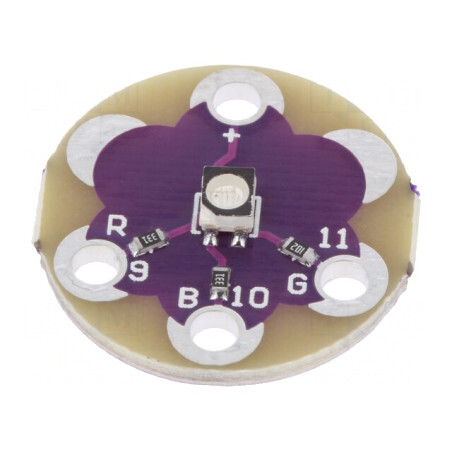 Modul LED LilyPad RGB | Electronic-mag.ro | Componente Electronice