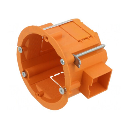 Doză Electrică de Perete Ø 60mm 45mm Portocalie | Electronic-mag.ro | Componente Electronice