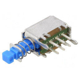 Comutator Acționat prin Apăsare DPDT 0,3A 30VDC | Electronic-mag.ro | Componente Electronice