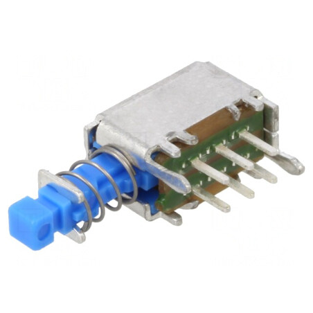 Comutator Acționat prin Apăsare DPDT 0,3A 30VDC | Electronic-mag.ro | Componente Electronice