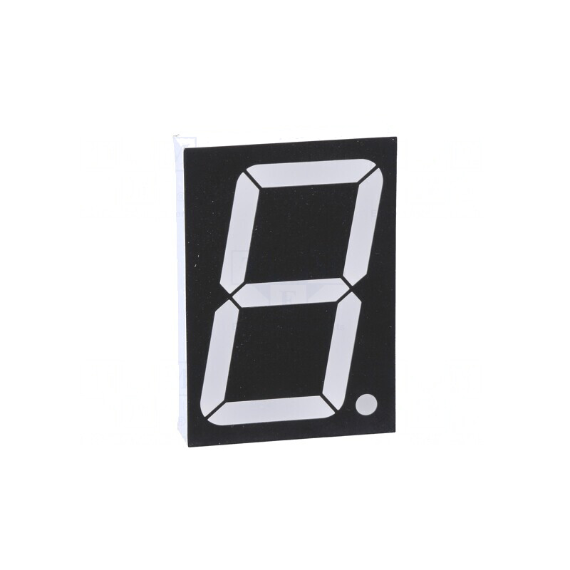 Afișaj LED 7 Segmente 38,1mm Galben-Verde | Electronic-mag.ro | Componente Electronice