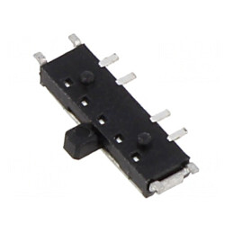 Comutator Glisant 3 Poziții ON-ON-ON SMT 0.3A 6VDC | Electronic-mag.ro | Componente Electronice