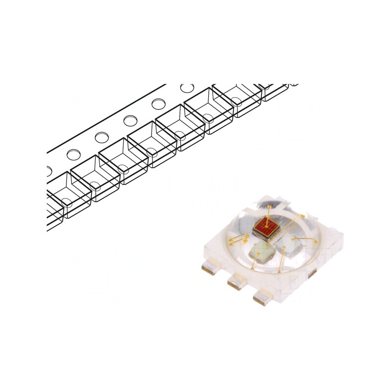 LED RGB 140° 150mA 455-460nm 525-535nm 620-630nm | Electronic-mag.ro | Componente Electronice LED RGB 140° 150mA 455-460nm 525-535nm 620-630nm | Electronic-mag.ro | Componente Electronice