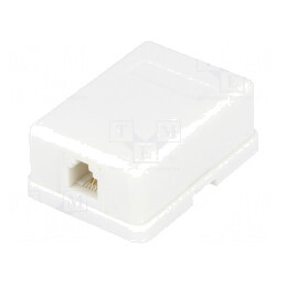 Soclu RJ11 6P4C Autoadeziv Murale | Electronic-mag.ro | Componente Electronice