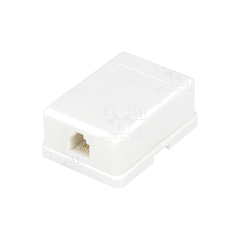 Soclu RJ11 6P4C Autoadeziv Murale | Electronic-mag.ro | Componente Electronice