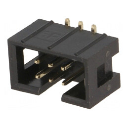 Soclu IDC Tată 6 PIN SMT 2,54mm Aurit | Electronic-mag.ro | Componente Electronice