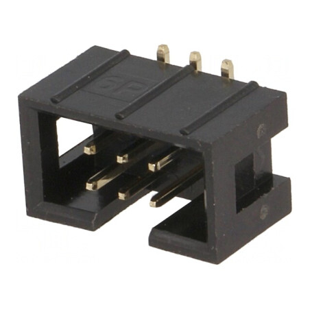 Soclu IDC Tată 6 PIN SMT 2,54mm Aurit | Electronic-mag.ro | Componente Electronice