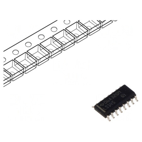 Decodor Digital Multiplexor SMD SO16 4.75-5.25VDC | Electronic-mag.ro | Componente Electronice
