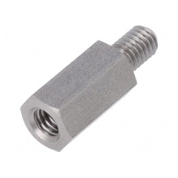 Piuliță-distanțieră filetată M6 18mm | Electronic-mag.ro | Componente Electronice