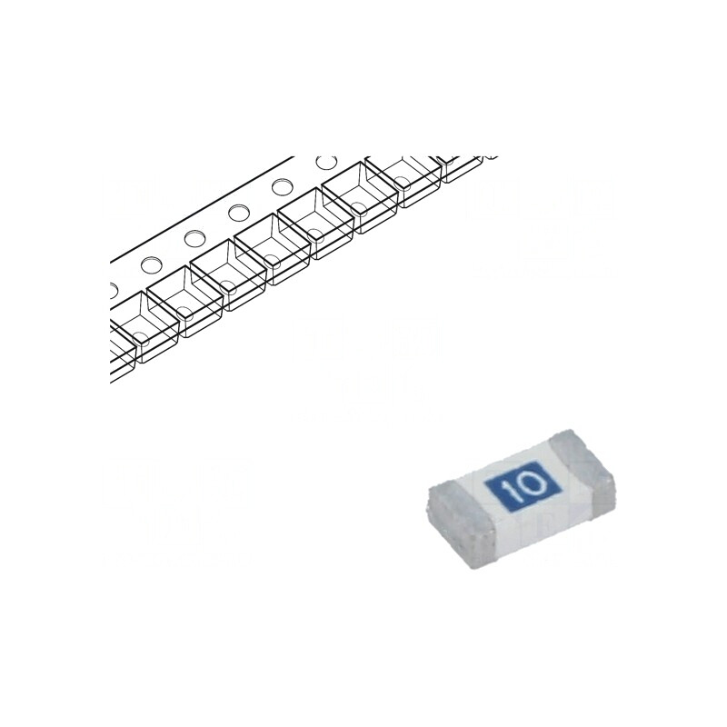 Siguranță Ardere Rapidă 10A 32V SMD Ceramică | Electronic-mag.ro | Componente Electronice