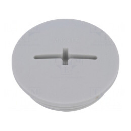 Capac de Protecție Poliamidă Gri IP54 8mm | Electronic-mag.ro | Componente Electronice